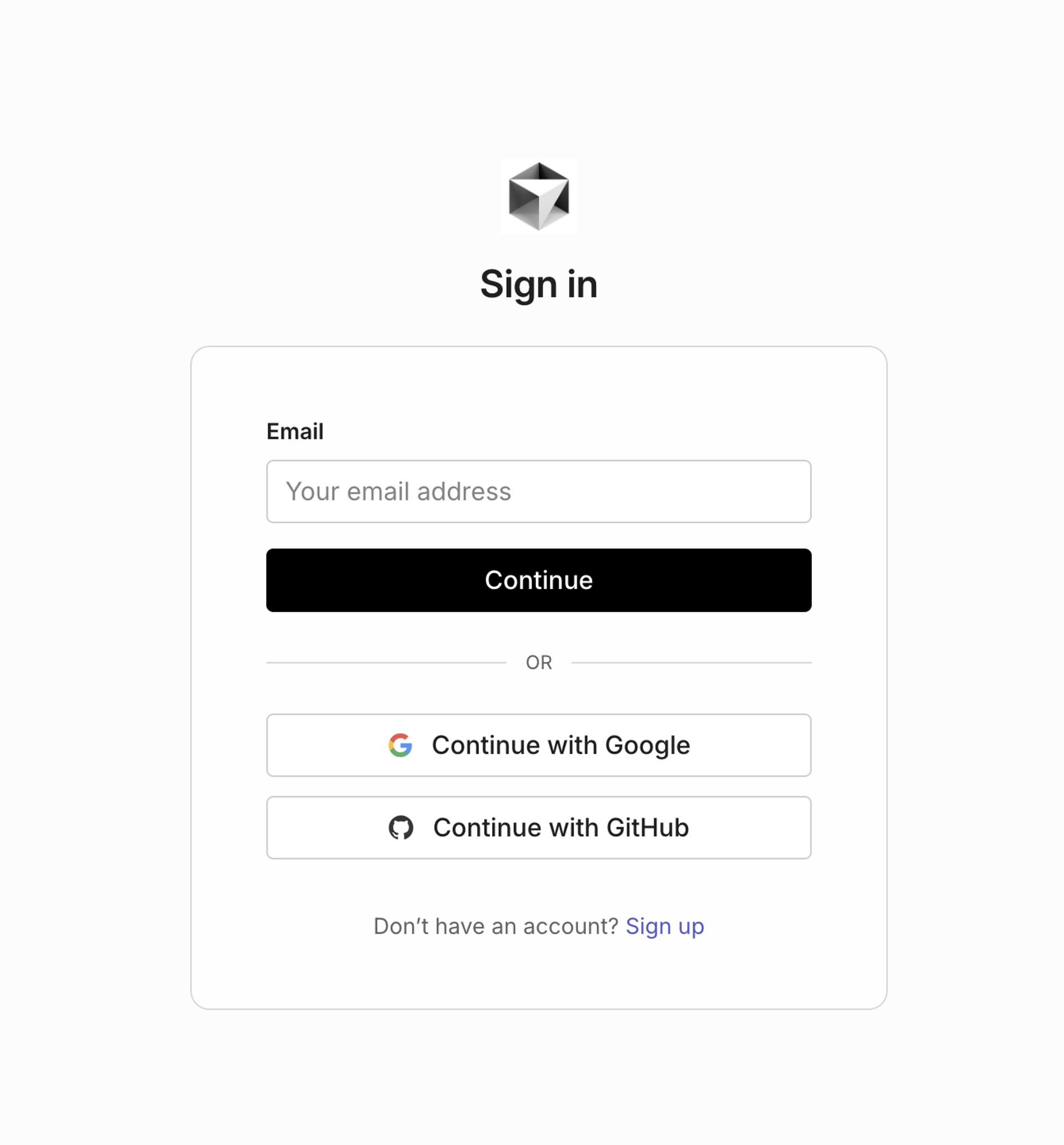 Login Interface